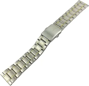 Metal Stainless Steel Replacement Strap Watch Band Flat Buckle Wrist Silver Gold, Bracelet, 12 14 16 18 20 22mm Bracelet