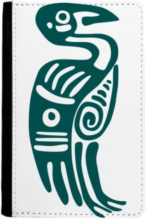 Mexico Totems Eagle Ancient Civilization Bird Passport Holder Notecase Burse Wallet Cover Card Purse