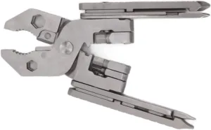 Micro Pocket Multitool Cast Steel Pliers with Screwdriver Card Needle Wire Stripper Wrench Multi Tool Portable Folding Tool for Everyday Carry and Practical Use
