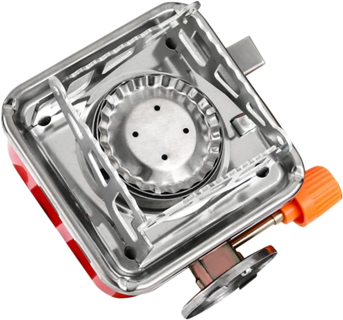 Mikikit 3pcs Portable Folding Camping Stove Compact Burning Stove for Hiking Picnics and Outdoor Cooking Lightweight Easy to up for Backpacking and Fishing