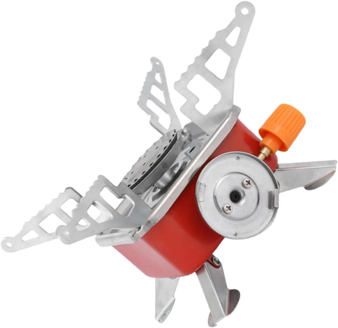 Mikikit 3pcs Portable Folding Camping Stove Compact Burning Stove for Hiking Picnics and Outdoor Cooking Lightweight Easy to up for Backpacking and Fishing