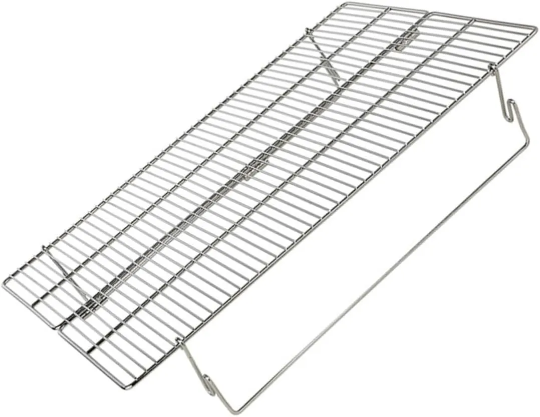 Milisten Portable Bbq Grilling Grid Stainless Steel Barbecue Grill Camping Outdoor Grill Rack
