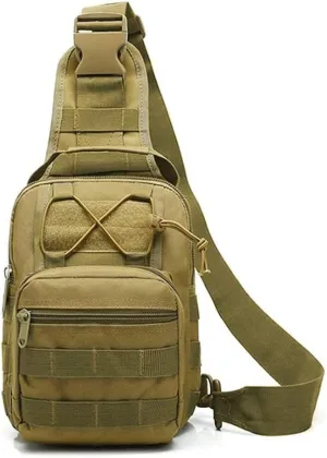 Military Daypack Sling Chest Pack Bag Backpack Shoulder Bag Crossbody Duty Gear for Camping Trekking