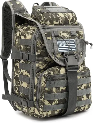 Military Tactical Backpack for Men, Survival Army Backpacks for Camping Hiking Trekking