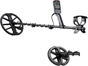 MINELAB Equinox 700 Multi-Frequency Collapsible Metal Detector for Adults & Wireless Headphones Bundle with EQX 6 Coil