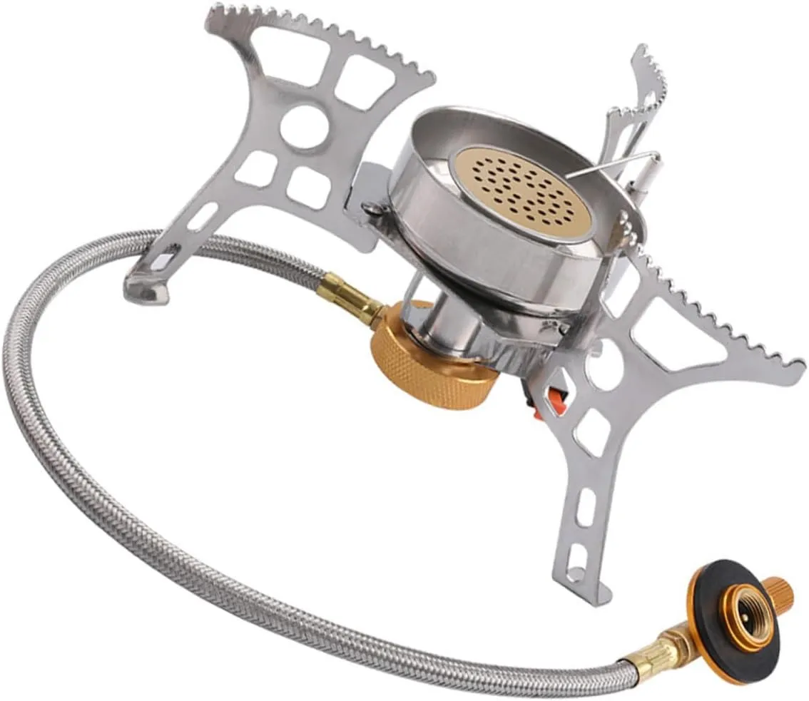 Mini Camping Stove Burner Lightweight Windproof for Hiking Backpacking Picnics