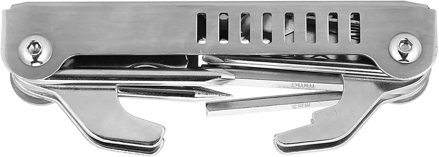 Mini Diving Diver Pick Valve Repair Multi Tool Set, Compact 8 in 1 Tool Set for Underwater Diving, Pocket Size Kit for Snorkeling