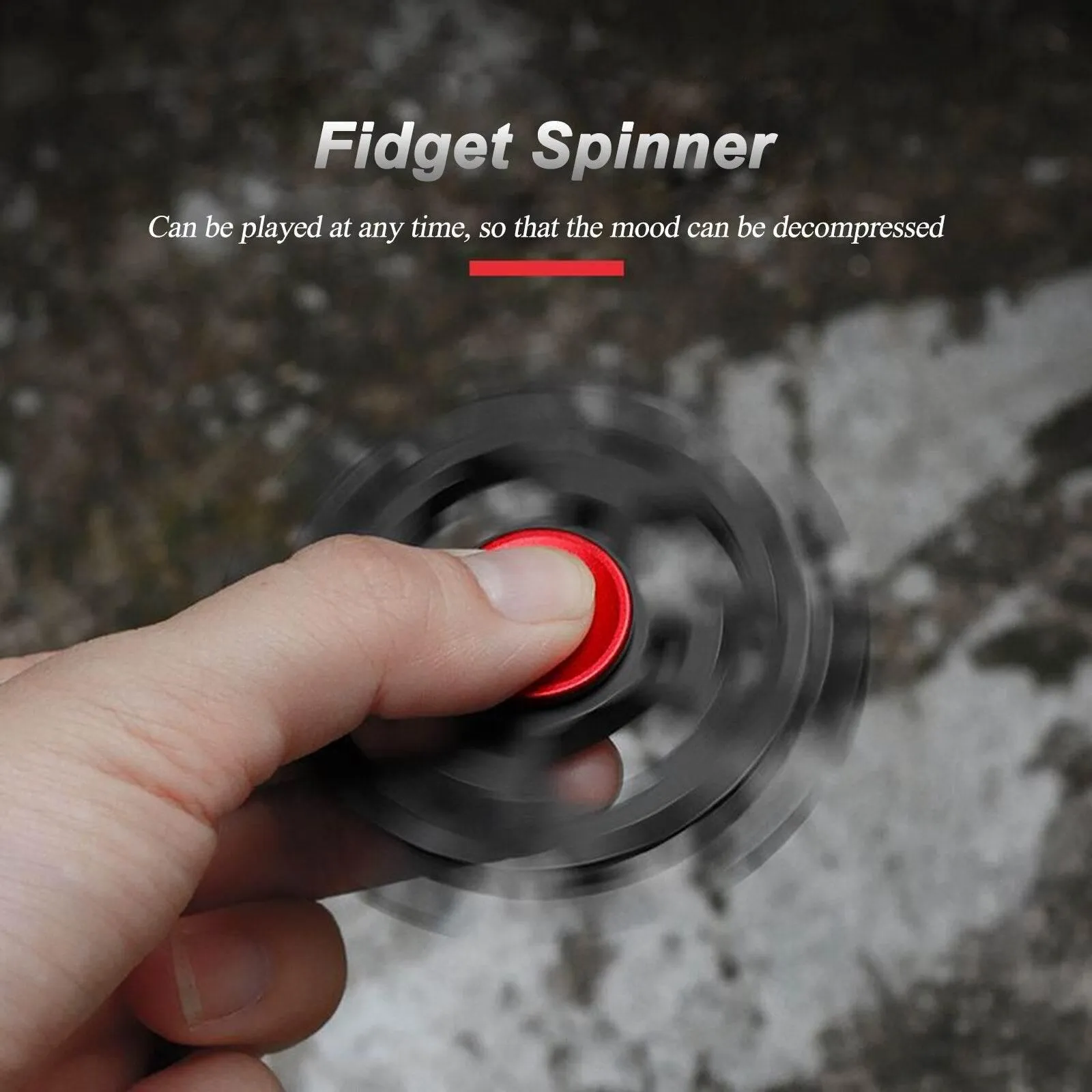 Mini Fidget Spinner - Compact Stress Reliever Tool