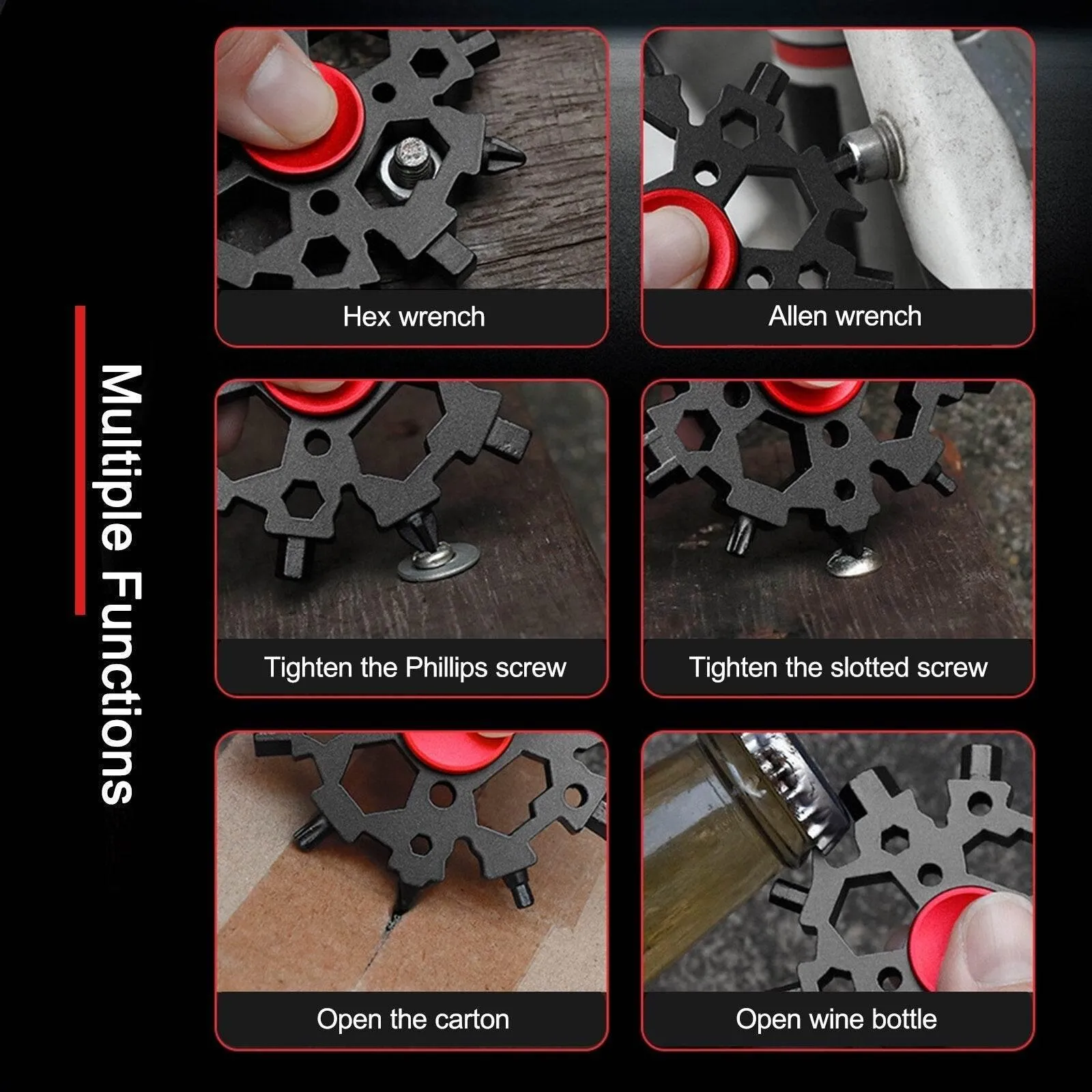 Mini Fidget Spinner - Compact Stress Reliever Tool