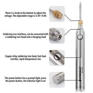 Mini USB Soldering Iron - Digital Precision Welding Tool