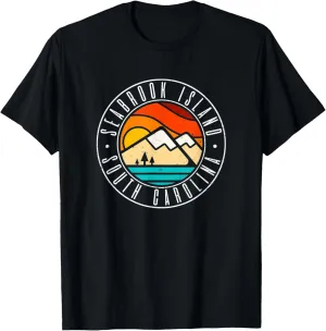 Minimalist Outdoors Seabrook Island South Carolina SC T-Shirt