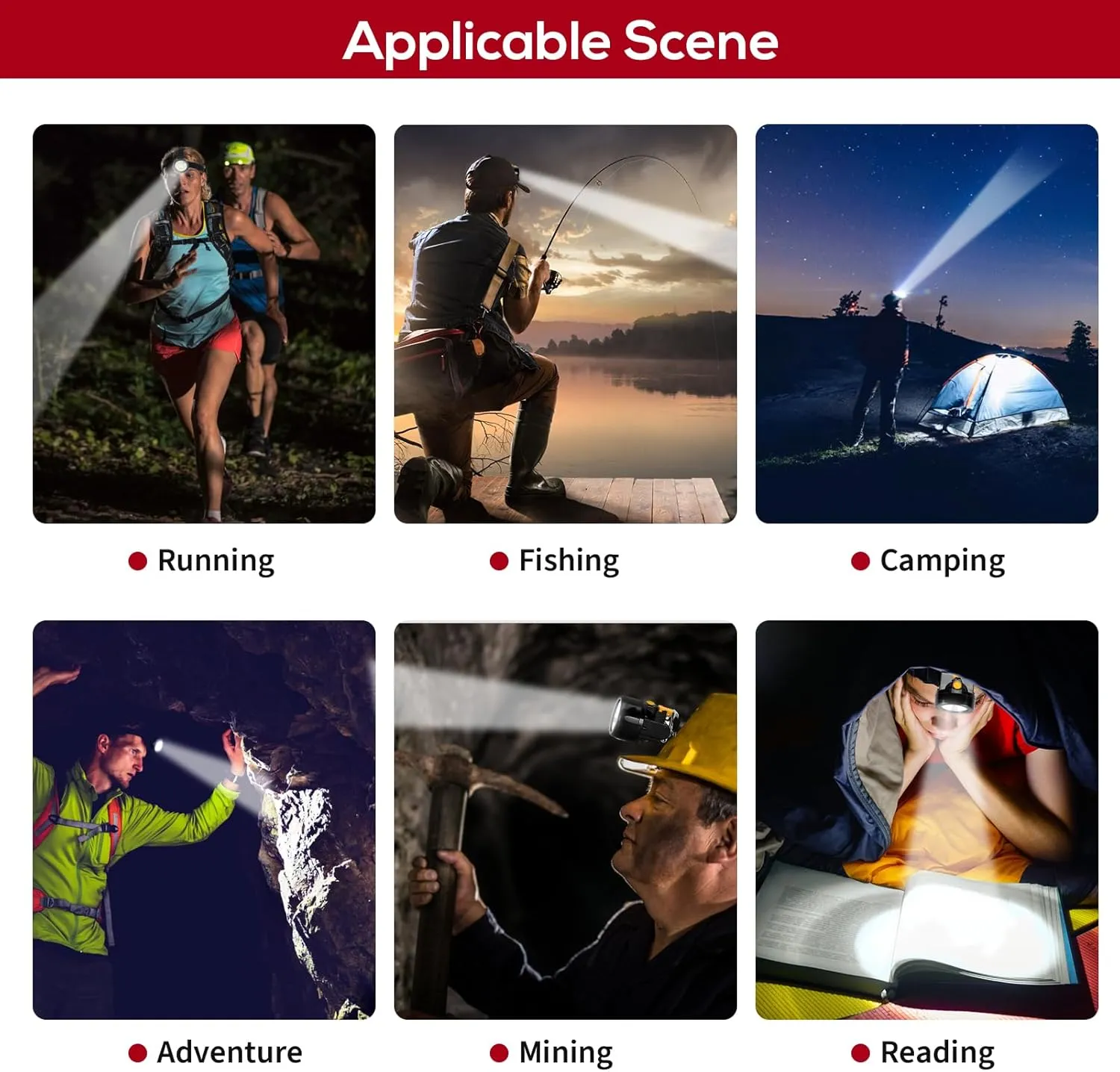 Mining Light KL2.8LM Rechargeable LED Headlamp Waterproof Explosion-Proof Miners Headlamps Flashlight Camping Lights for Night Running Fishing Hunting (Yellow)