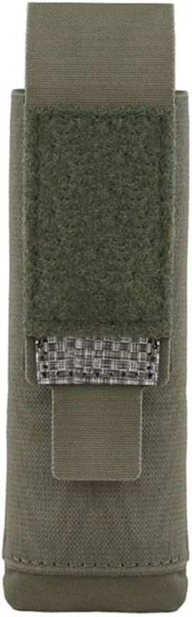 Molle Flashlight Pouch, Waterproof Tactical Flashlight Holster Multifunctional Torch Belt Pouch for Outdoor Activities