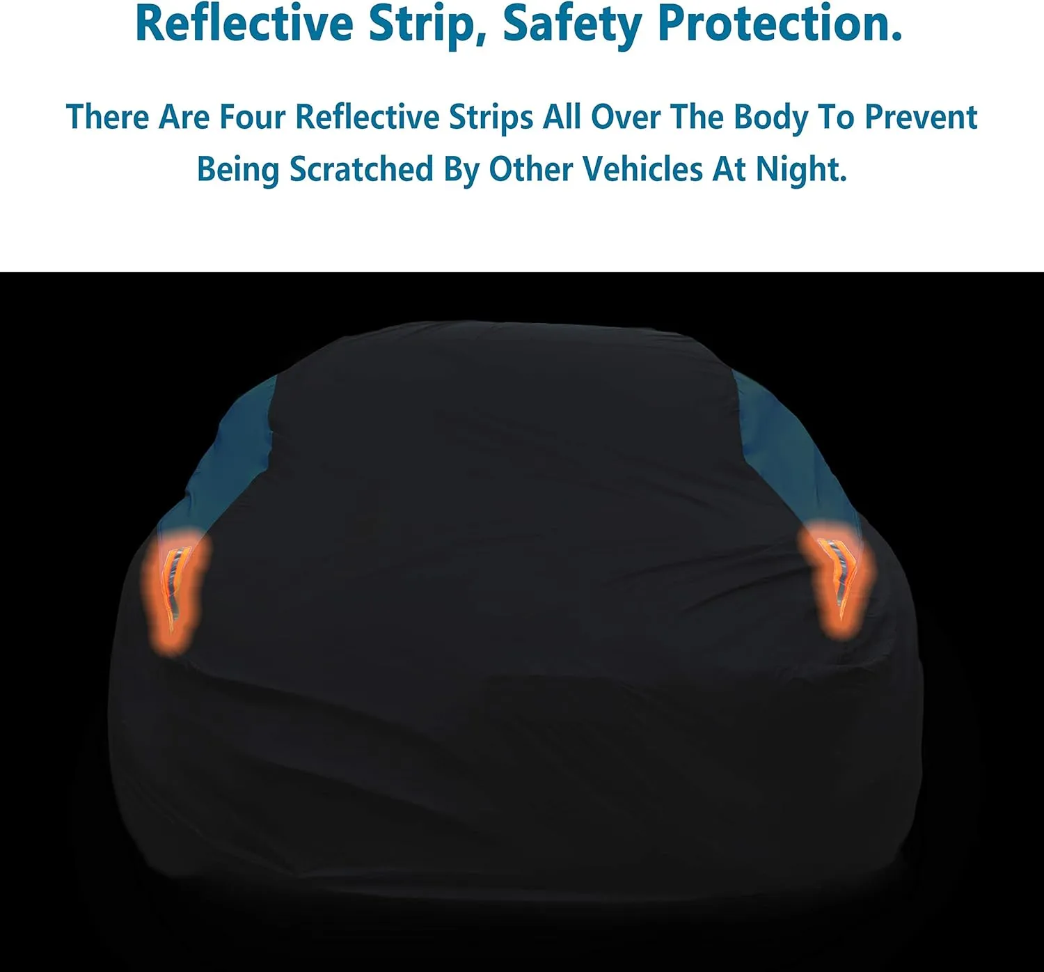 MORNYRAY Waterproof Car Cover All Weather Snowproof UV Protection Windproof Outdoor Full Coupe/Cabrio Car Cover, Universal Fit for Coupe/Cabrio (Fit Coupe/Cabrio Length 167-174 inch, Blue)