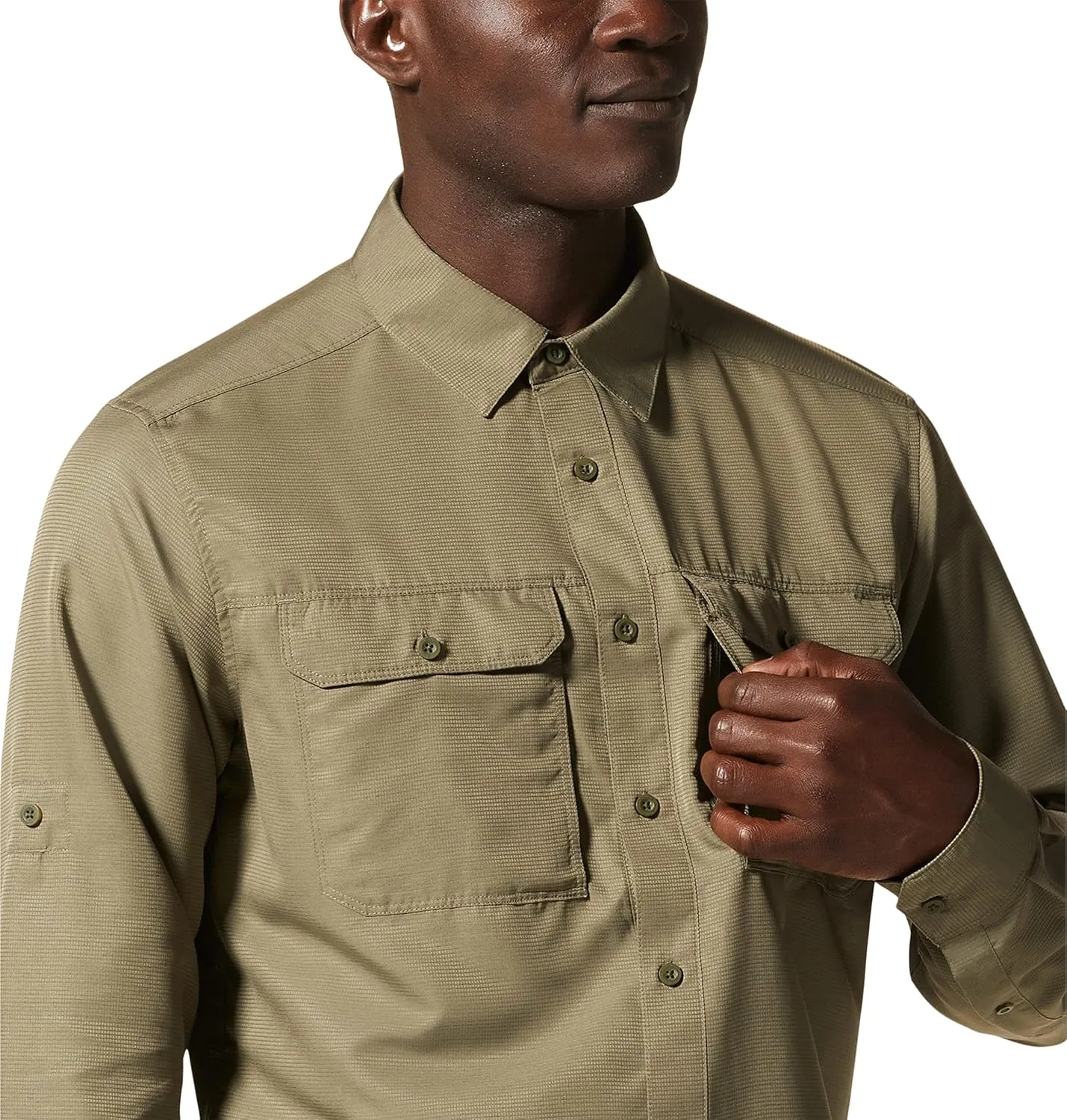 Mountain Hardwear Men's Canyon Long Sleeve Shirt for Camping, Hiking, and Everyday Wear | Moisture-Wicking and Breathable