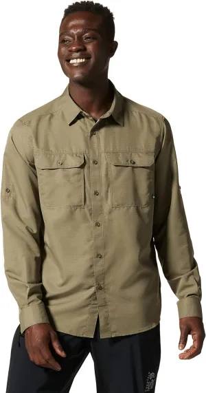 Mountain Hardwear Men's Canyon Long Sleeve Shirt for Camping, Hiking, and Everyday Wear | Moisture-Wicking and Breathable