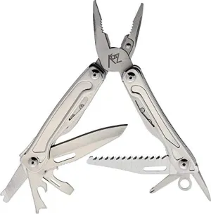 MT-75 Katz Stainless Steel Handle Multi Tool   Black Belt Sheath