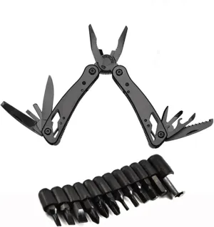 Multi-Function Folding Multi-Purpose Multi-Scenario Use Survival Knife Stainless Steel Durable Camping Pliers