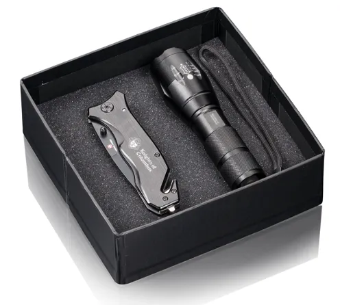 Multi-Tool and Aluminum Flashlight Set