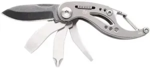 Multi-Tool Folding Knife, Gray, 6 Function, Mfr: 31-000206-A