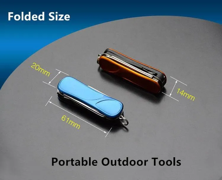 Multi-Tool Keychain - 10-in-1 Stainless Steel EDC Tool