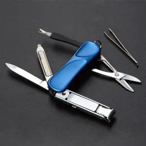 Multi-Tool Keychain - 10-in-1 Stainless Steel EDC Tool
