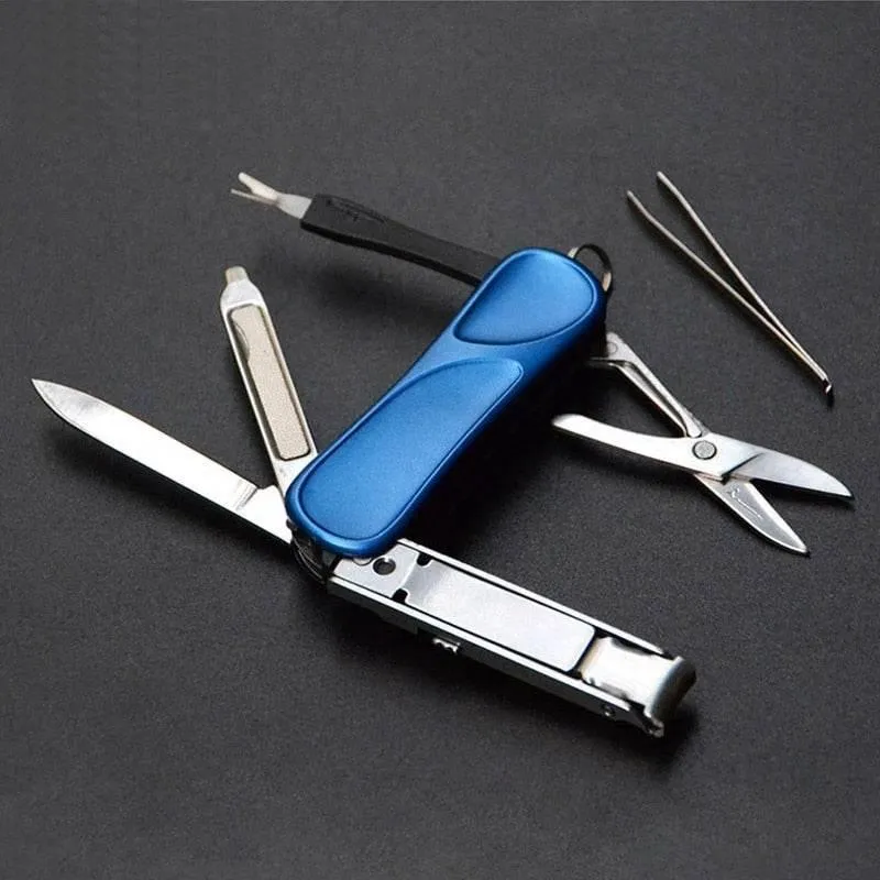 Multi-Tool Keychain - 10-in-1 Stainless Steel EDC Tool