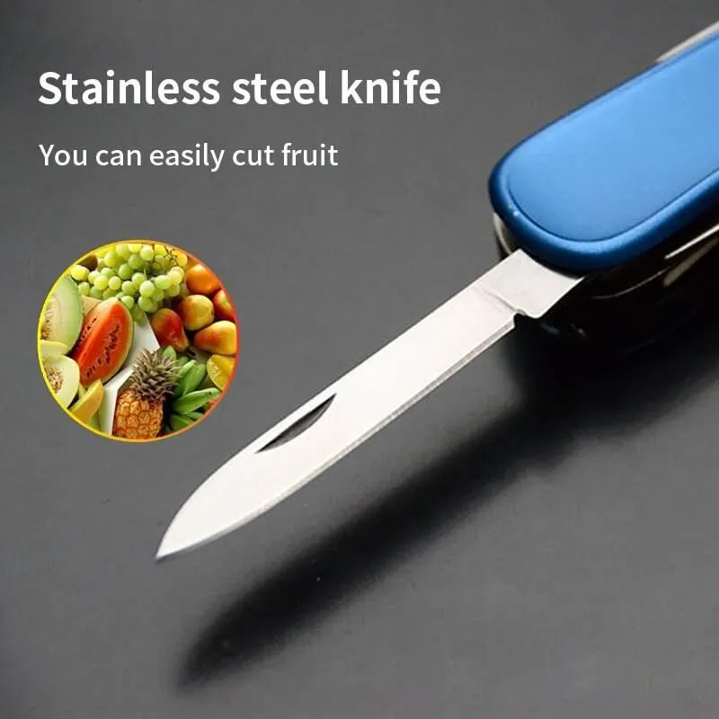 Multi-Tool Keychain - 10-in-1 Stainless Steel EDC Tool