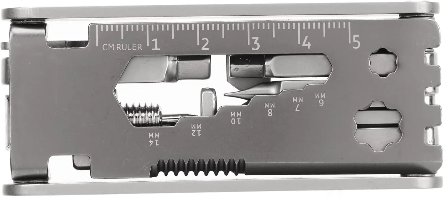 Multi Tool Stainless Steel 17 in 1 Portable Repair Kit for Outdoor Adventure