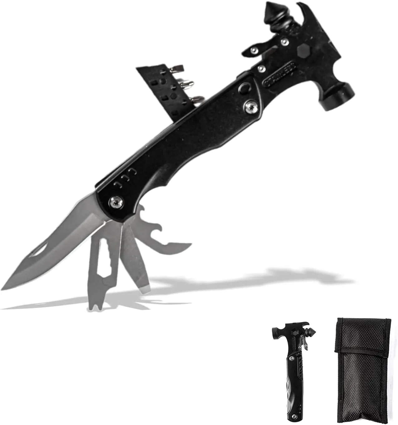 Multifunctional Wrench Folding Portable Pliers Car Outdoor Emergency Camping Home Repair Tool Holiday Gift (MS034FG)