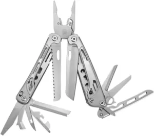 Multitool Pliers Pocket Knife, 18 In 1 Multi Tool Knife Pliers Saw Large Scissors Bottle Opener Screwdriver And Durable Sheath, Essential Equipment For Outdoor Adventures