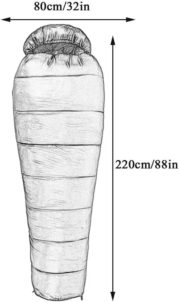 Mummy Sleeping Bag for Adults Waterproof Sleeping Bag Lightweight Mummy Bag for Camping Backpacking