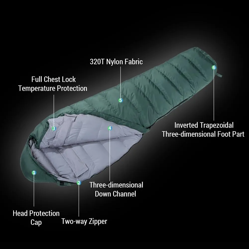Mummy Sleeping Bag Winter Outdoor Backpacking Sleeping Bag for Camping Hiking
