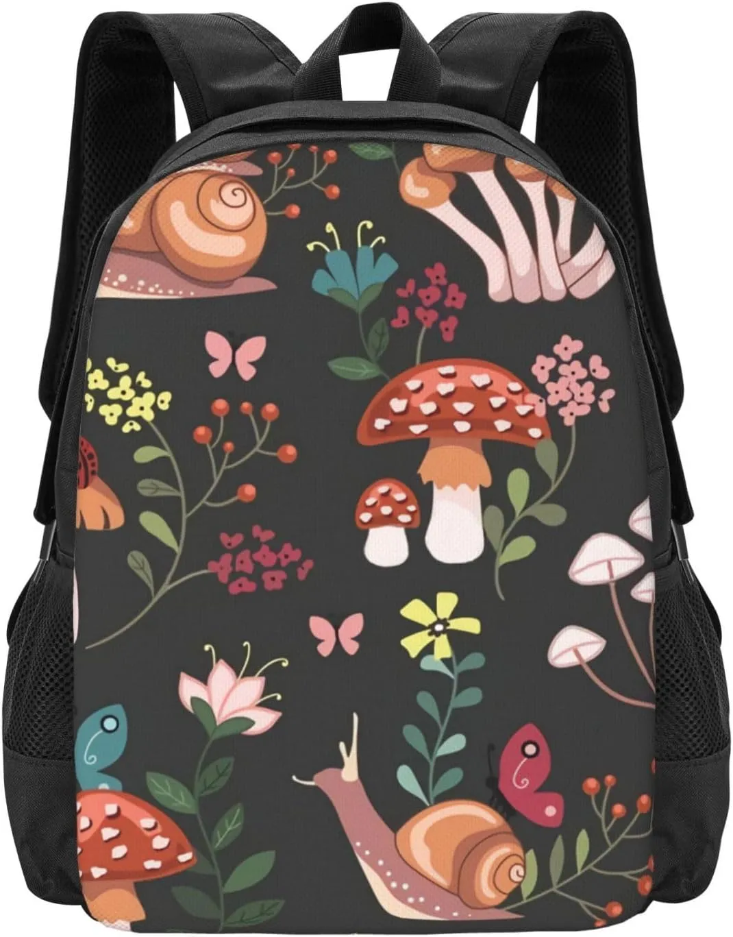 Mushrooms Lightweight Packable Backpack Travel Casual Large Capacity Daypack Foldable Backpack For Men Women