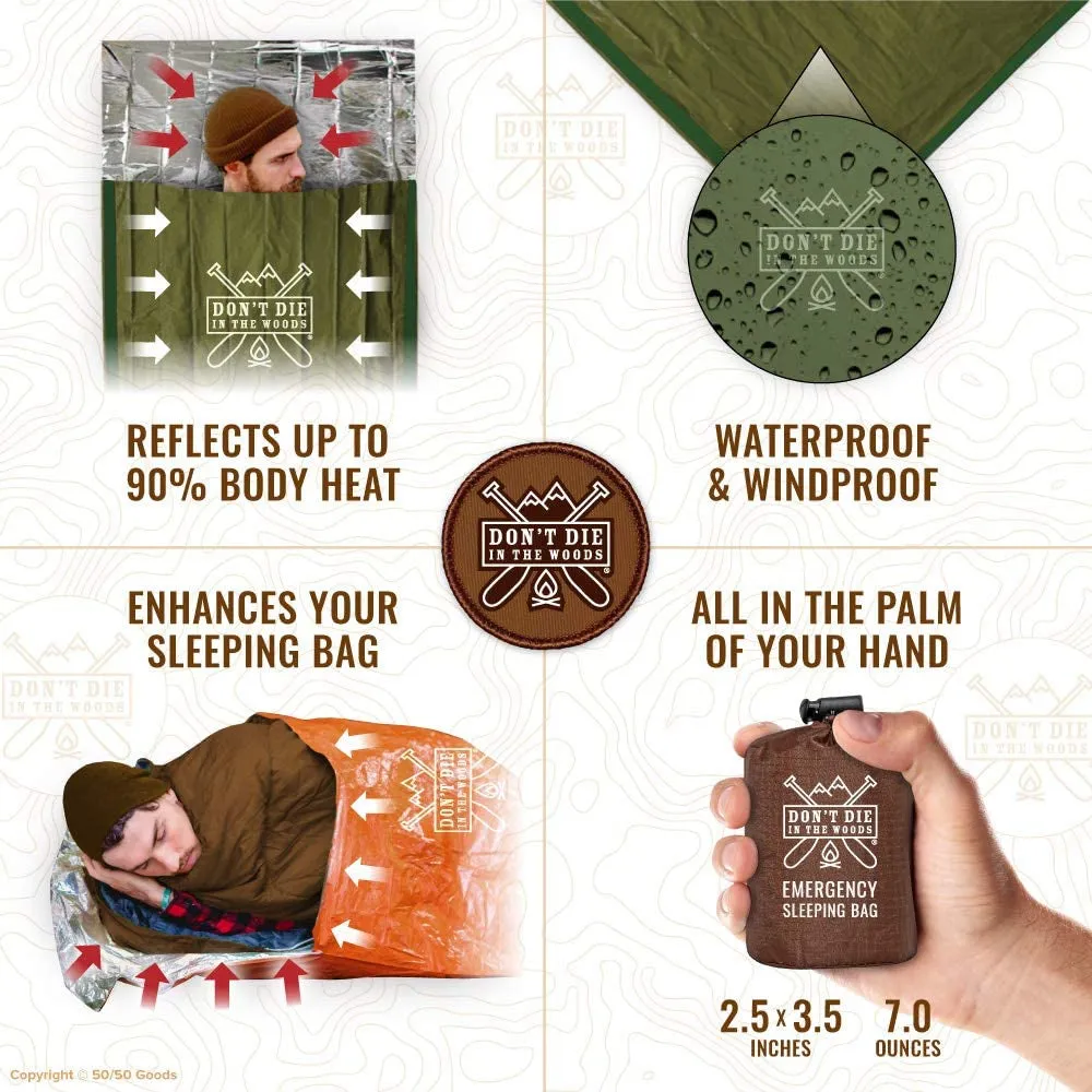 Mylar Sleep Sack for Outdoor Adventures and Survival Activities