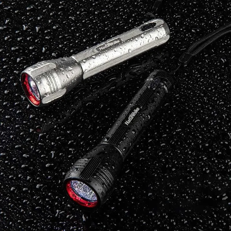 Naturehike 5W 500LM Tactical Flashlight 2600mAh USB Rechargeable 100-230m Mini Torch Light Torch Lantern Spotlight