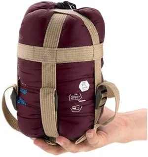 Naturehike Burgundy Sleeping Bag Ultralight Adult Portable Outdoor Camping Hiking Sleeping Bags Spring Autumn 1.9 * 0.75m