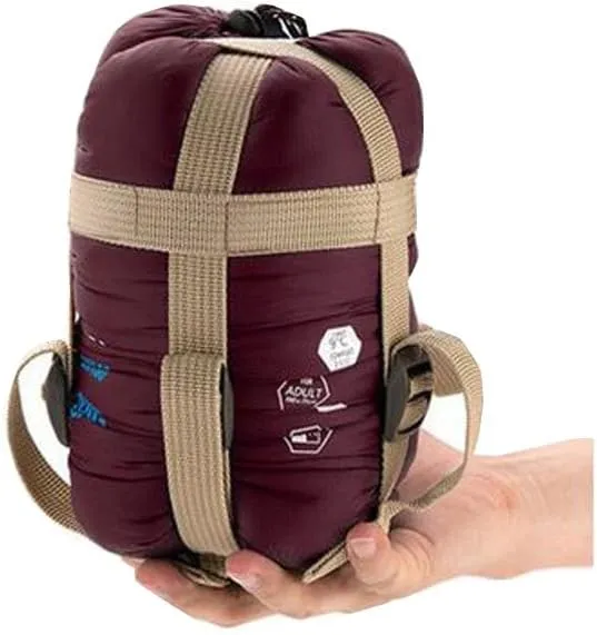 Naturehike Burgundy Sleeping Bag Ultralight Adult Portable Outdoor Camping Hiking Sleeping Bags Spring Autumn 1.9 * 0.75m