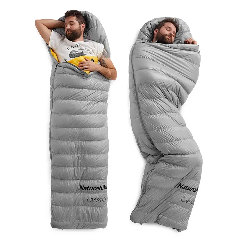 Naturehike CW400 Goose Down Sleeping Bag – Waterproof, Lightweight, and Ultra-Warm