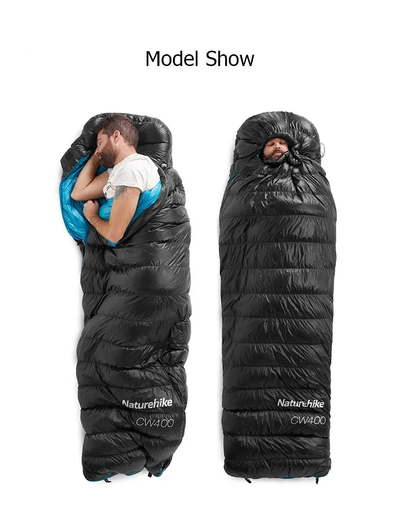 Naturehike CW400 Goose Down Sleeping Bag – Waterproof, Lightweight, and Ultra-Warm
