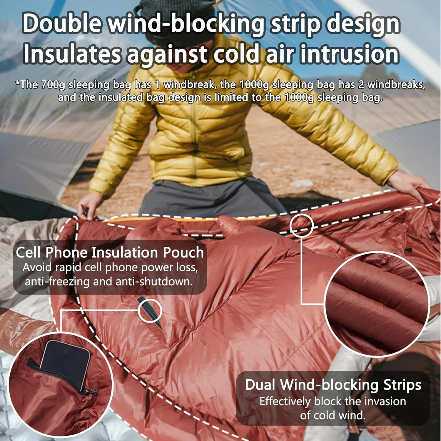 Naturehike Ultralight 650FP Duck Down Mummy Sleeping Bag-Suitable 38.8~-42.1℉, 20D Nylon Waterproof Sleeping Bag with Compact Compression Bag for Camping, Backpacking, Hiking