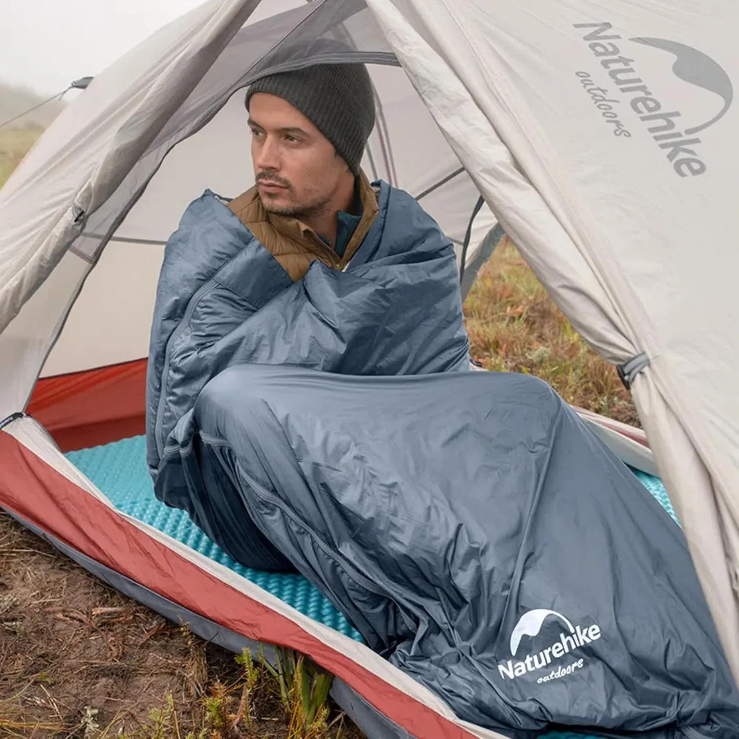 Naturehike Ultralight Sleeping Bag - Expandable Sleeping Bag 46°F-59°F for Adults Backpacking, Waterproof, Comfort with Compression Sack - Great for 3 Season Traveling Camping Hiking