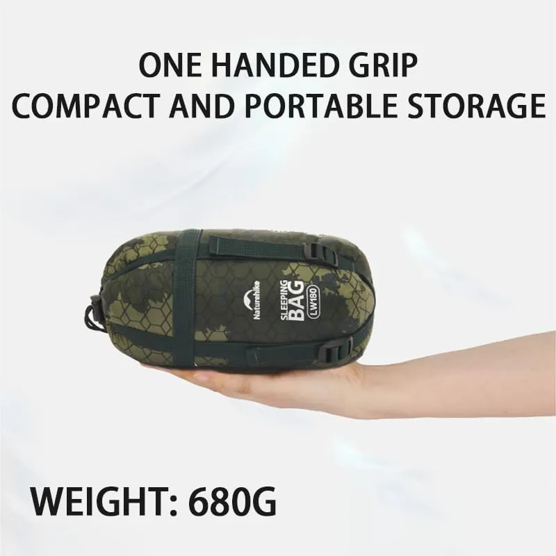 Naturehike Ultralight Sleeping Bag - Expandable Sleeping Bag 46°F-59°F for Adults Backpacking, Waterproof, Comfort with Compression Sack - Great for 3 Season Traveling Camping Hiking