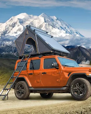 Naturnest Car Roof Tent: Hard Shell for SUV/Truck/Jeep - Portable Camper for Overland Camping