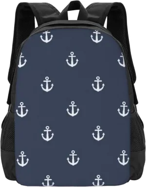 Nautical Lightweight Packable Backpack Travel Casual Large Capacity Daypack Foldable Backpack For Men Women