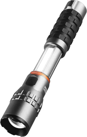 NEBO Slyde King 2K | 2,000 Lumen Rechargeable Flashlight & 500 Lumen Work Light | 5 Lighting Modes with Magnetic Base