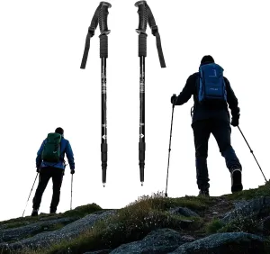 Neutral 3 - Segment Straight - Shaft Aluminum Hiking Sticks, Telescopic, Ideal for Outdoor Adventures, Trekking, Mountain - Climbing and Walking