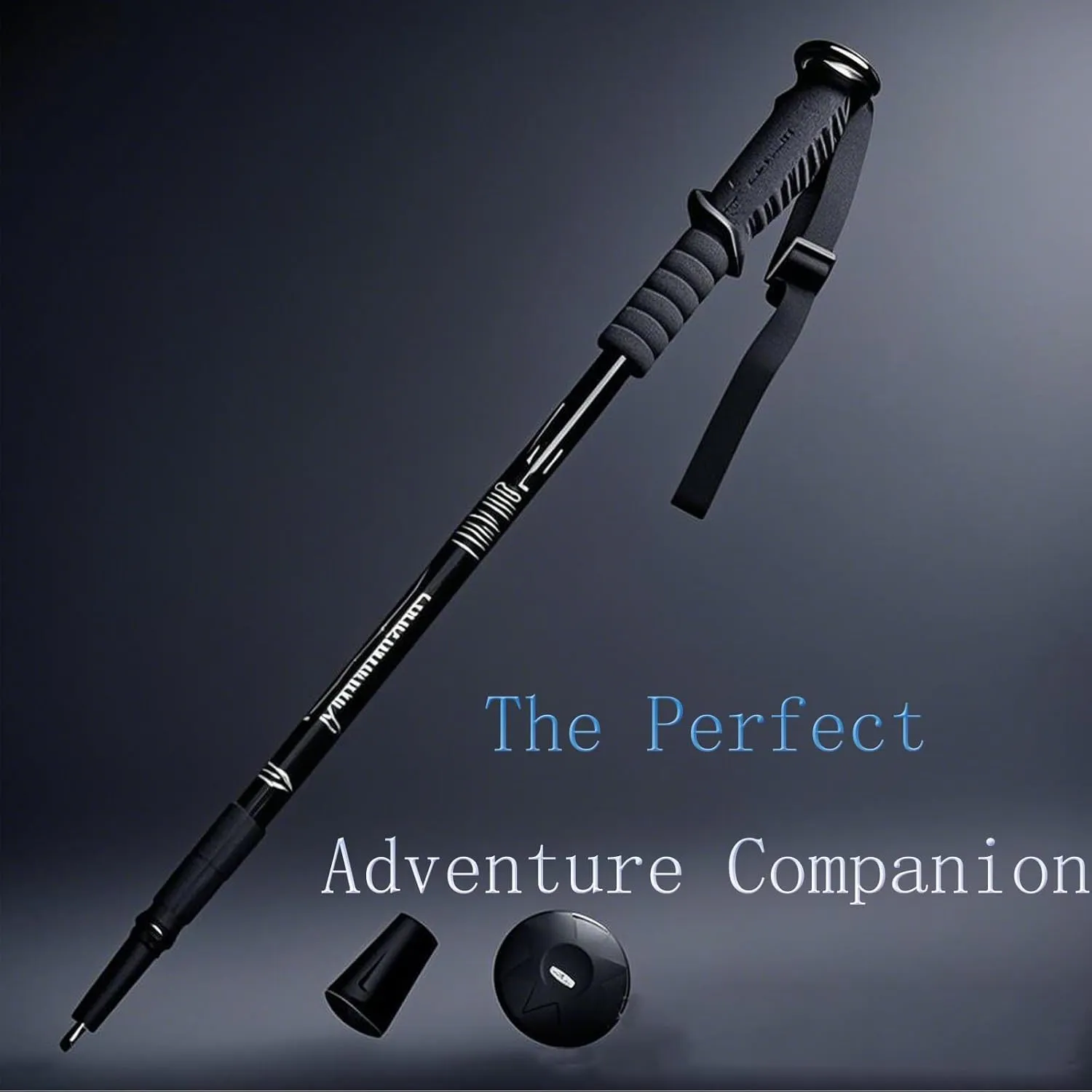 Neutral 3 - Segment Straight - Shaft Aluminum Hiking Sticks, Telescopic, Ideal for Outdoor Adventures, Trekking, Mountain - Climbing and Walking