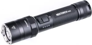 NEXTORCH P83 Rechargeable 1300 Lumen Police Flashlight – Red/Blue Lights, Strobe, and Glass Breaker for Duty Patrol & Outdoor Civilian Use