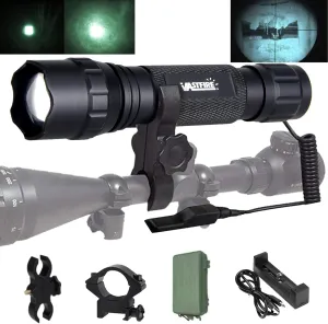 Night Vision Essentials Infrared Flashlights Tactical Hunting Gear Scope Illuminator for Rifle Arc Rail Ir Light 850nm Ir Flashlight (Inexpensive IR Flashlight)